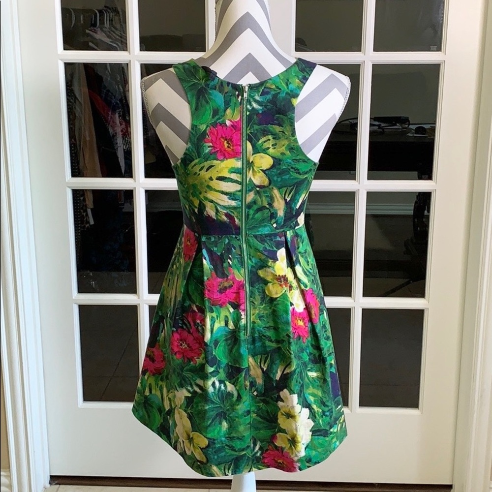 Felicity & Coco Floral green Fit & Flare Dress - Picture 4 of 8
